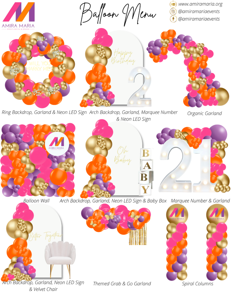 Amira Maria Events Rental & Design Amira Maria Events Rental & Design