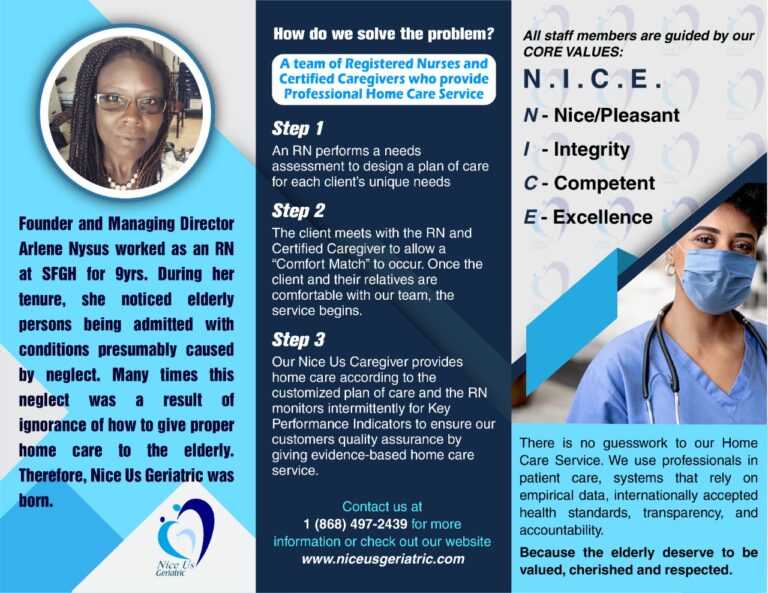 Nice Us Geriatric Home Care Training and Agency Ltd