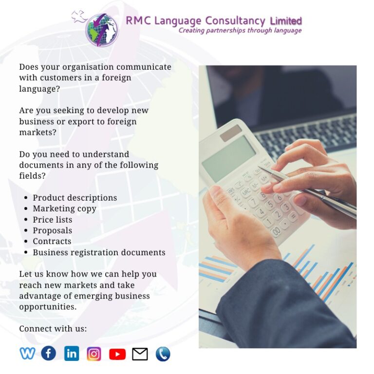RMC Language Consultancy Limited
