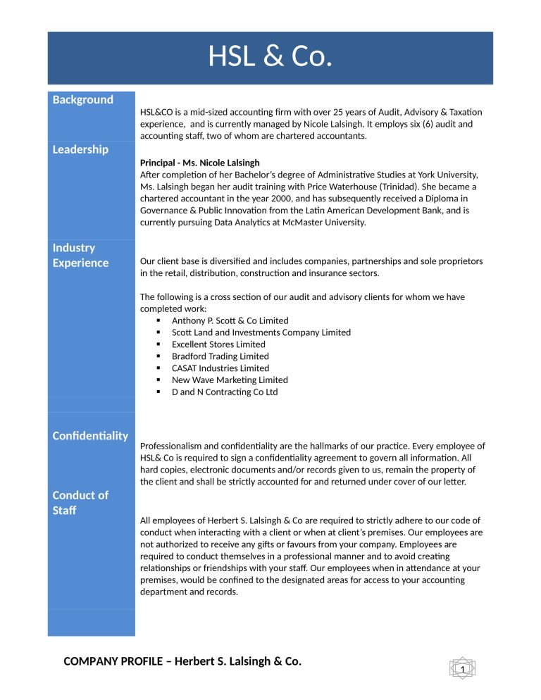 HSLCO company profile 1 768x994